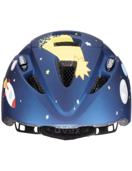 Kask rowerowy dziecięcy uvex kid 2 cc dk.blue rocket m.46-52 cm