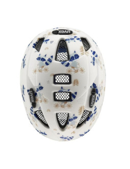Kask rowerowy dziecięcy uvex kid 2 cc 46-52cm, raccoon matt
