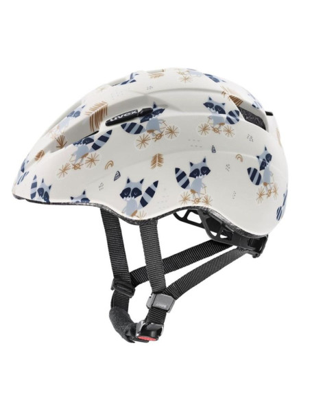 Kask rowerowy dziecięcy uvex kid 2 cc 46-52cm, raccoon matt