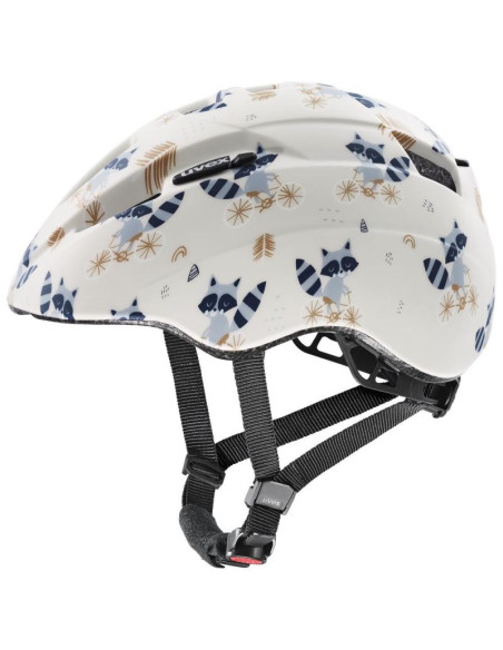 Kask rowerowy dziecięcy uvex kid 2 cc 46-52cm, raccoon matt