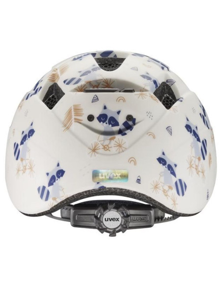 Kask rowerowy dziecięcy uvex kid 2 cc 46-52cm, raccoon matt