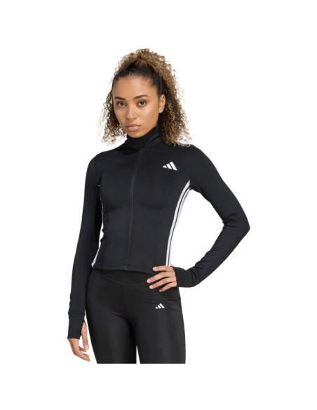 Bluza adidas workout essentials 3-stripes zip through w