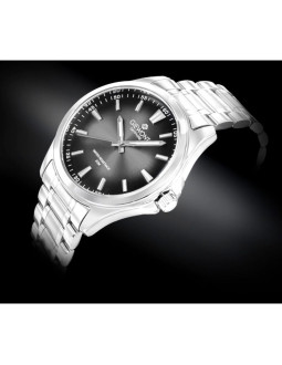 Zegarek męski giewont elegance sapphire srebrno czarny gw5160-b2 2