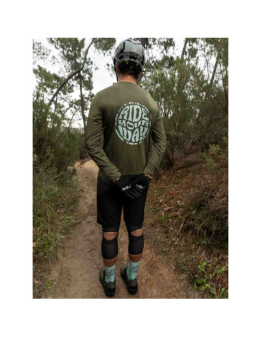 Koszulka rowerowa northwave xtrail 2 jersey long sleeve zielony
