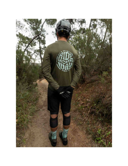 Koszulka rowerowa northwave xtrail 2 jersey long sleeve zielony
