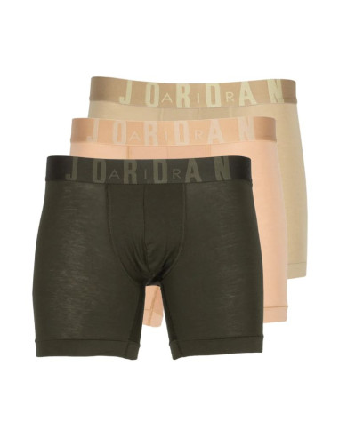 Bokserki męskie air jordan flight men's modal boxer briefs 3-pack hemp - jm0621-x0l