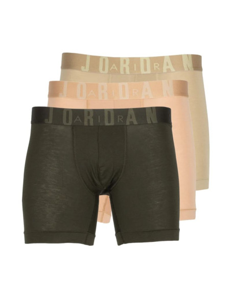 Bokserki męskie air jordan flight men's modal boxer briefs 3-pack hemp - jm0621-x0l