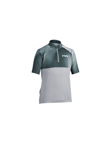 Koszulka rowerowa northwave force evo junior jersey s/s szara