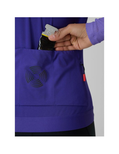Longsleeve kolarski z filtrem upf50+ damski 4f 4frss26tflof650-51s