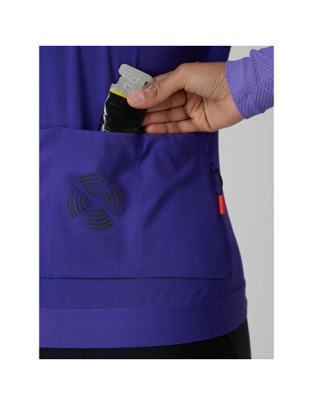 Longsleeve kolarski z filtrem upf50+ damski 4f 4frss26tflof650-51s