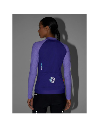 Longsleeve kolarski z filtrem upf50+ damski 4f 4frss26tflof650-51s