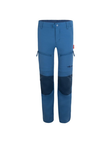 Spodnie zapinane na zamek dziecięce dla chłopca/dziewczynki trollkids kids nordfjord zip-off pants slim fit midnight blue (853-1