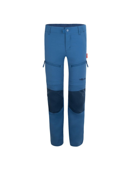 Spodnie zapinane na zamek dziecięce dla chłopca/dziewczynki trollkids kids nordfjord zip-off pants slim fit midnight blue (853-1