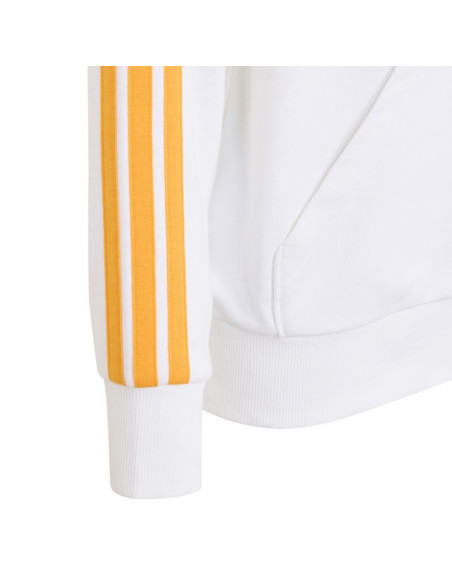 Bluza dla dzieci adidas real madrid kids hoodie biała kg2953