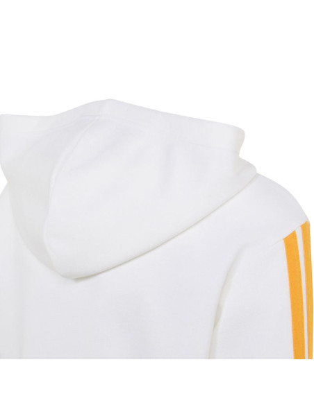 Bluza dla dzieci adidas real madrid kids hoodie biała kg2953