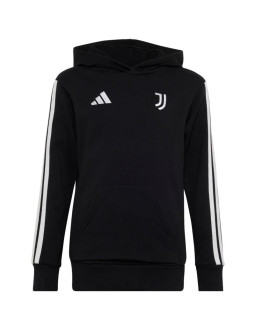 Bluza dla dzieci adidas juventus turin hoodie czarna kf9867