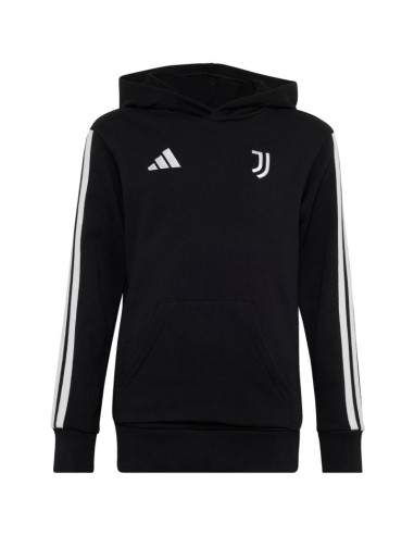 Bluza dla dzieci adidas juventus turin hoodie czarna kf9867