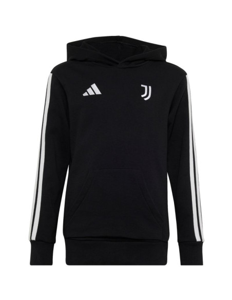 Bluza dla dzieci adidas juventus turin hoodie czarna kf9867