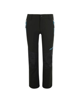 Spodnie softshell dziecięce dla dziewczynki/chłopca trollkids kids lysefjord pants czarne (147-603)