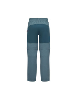 Spodnie zapinane na zamek dziecięce dla chłopca/dziewczynki trollkids kids nordfjord zip-off pants teal (852-326) 2