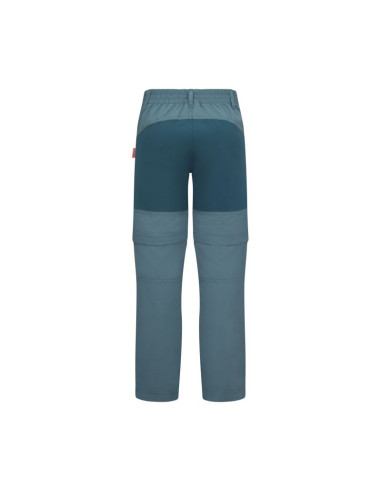 Spodnie zapinane na zamek dziecięce dla chłopca/dziewczynki trollkids kids nordfjord zip-off pants teal (852-326)