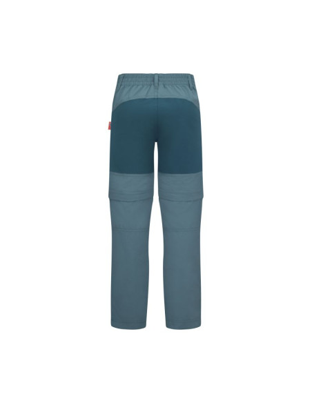 Spodnie zapinane na zamek dziecięce dla chłopca/dziewczynki trollkids kids nordfjord zip-off pants teal (852-326)