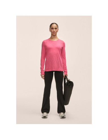 Koszulka damska treningowa casall soft texture long sleeve