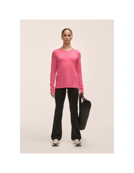 Koszulka damska treningowa casall soft texture long sleeve