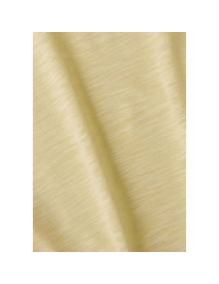 Koszulka damska treningowa casall soft texture long sleeve żółty