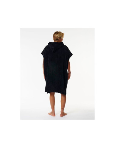 Ponczo rip curl logo hooded towel czarny