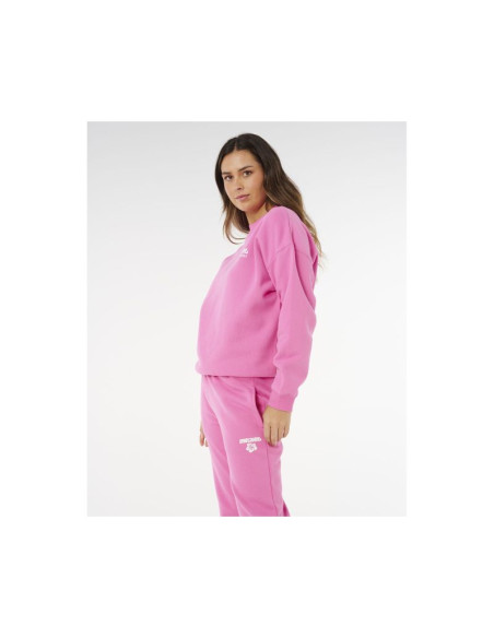 Spodnie damskie rip curl surf puff track pant różowe