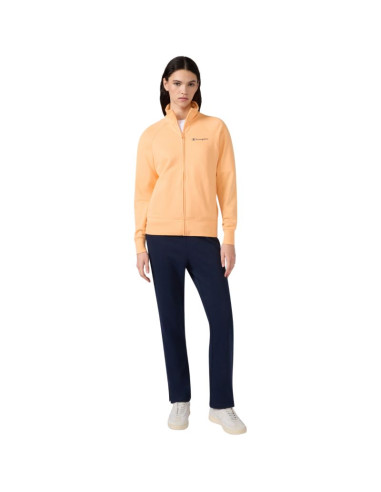 Dres damski champion full zip suit pomarańczowo-granatowy 117988 os069