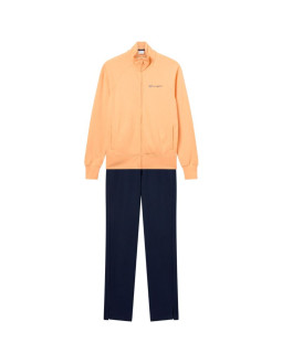 Dres damski champion full zip suit pomarańczowo-granatowy 117988 os069 2