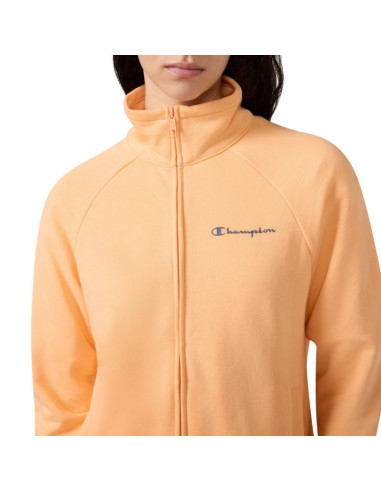 Dres damski champion full zip suit pomarańczowo-granatowy 117988 os069