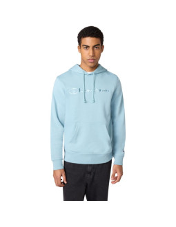Bluza męska champion hooded sweatshirt błękitna 220782 bs221