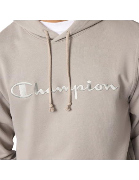 Bluza męska champion hooded sweatshirt beżowa 220782 es035