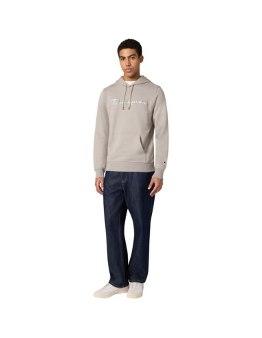 Bluza męska champion hooded sweatshirt beżowa 220782 es035