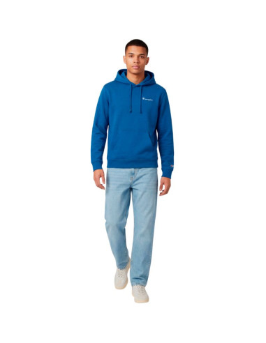 Bluza męska champion hooded sweatshirt niebieska 221791 bs220
