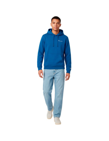 Bluza męska champion hooded sweatshirt niebieska 221791 bs220