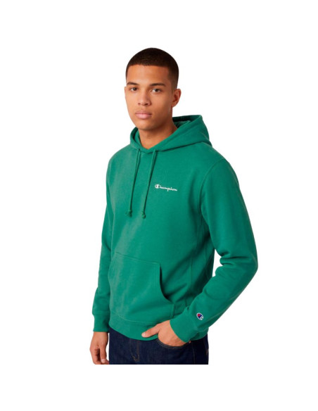 Bluza męska champion hooded sweatshirt zielona 221791 gs108