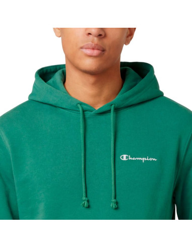 Bluza męska champion hooded sweatshirt zielona 221791 gs108