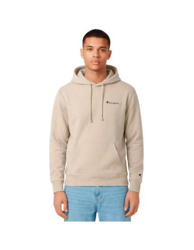 Bluza męska champion hooded sweatshirt beżowa 221791 ms041