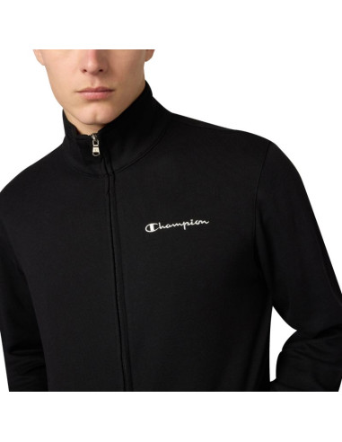 Dres męski champion full zip suit czarny 222248 kk001