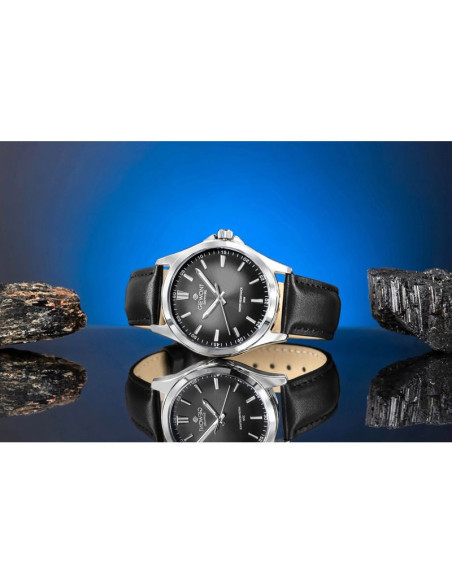 Zegarek męski giewont elegance sapphire czarny gw5160-a2