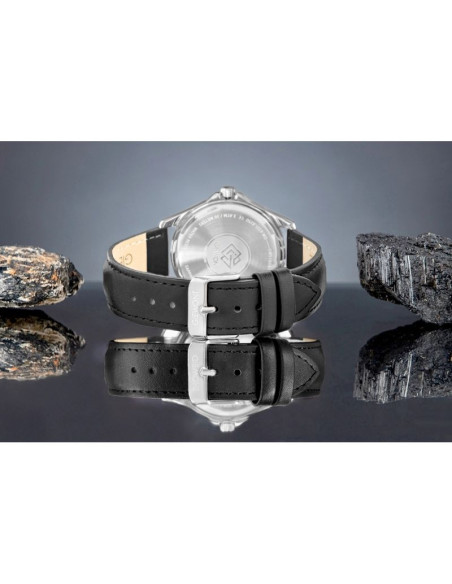 Zegarek męski giewont elegance sapphire czarny gw5160-a2