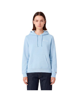 Bluza damska champion hoodie sweatshirt błękitna 118404 bs224