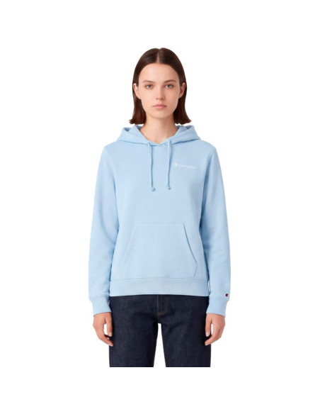 Bluza damska champion hoodie sweatshirt błękitna 118404 bs224