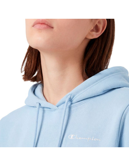 Bluza damska champion hoodie sweatshirt błękitna 118404 bs224
