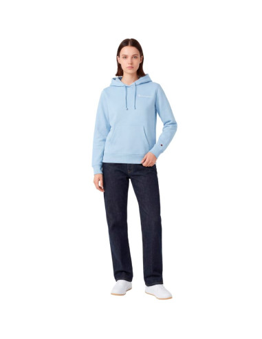 Bluza damska champion hoodie sweatshirt błękitna 118404 bs224