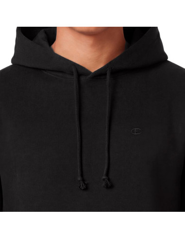 Bluza męska champion hoodie sweatshirt czarna 220783 kk001
